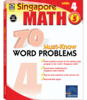 70 Must-Know Word Problems, Grade 5: Volume 3 (Singapore Math) By Singapore Asian Publishers (Compiled by), Carson Dellosa Education (Compiled by) Cover Image